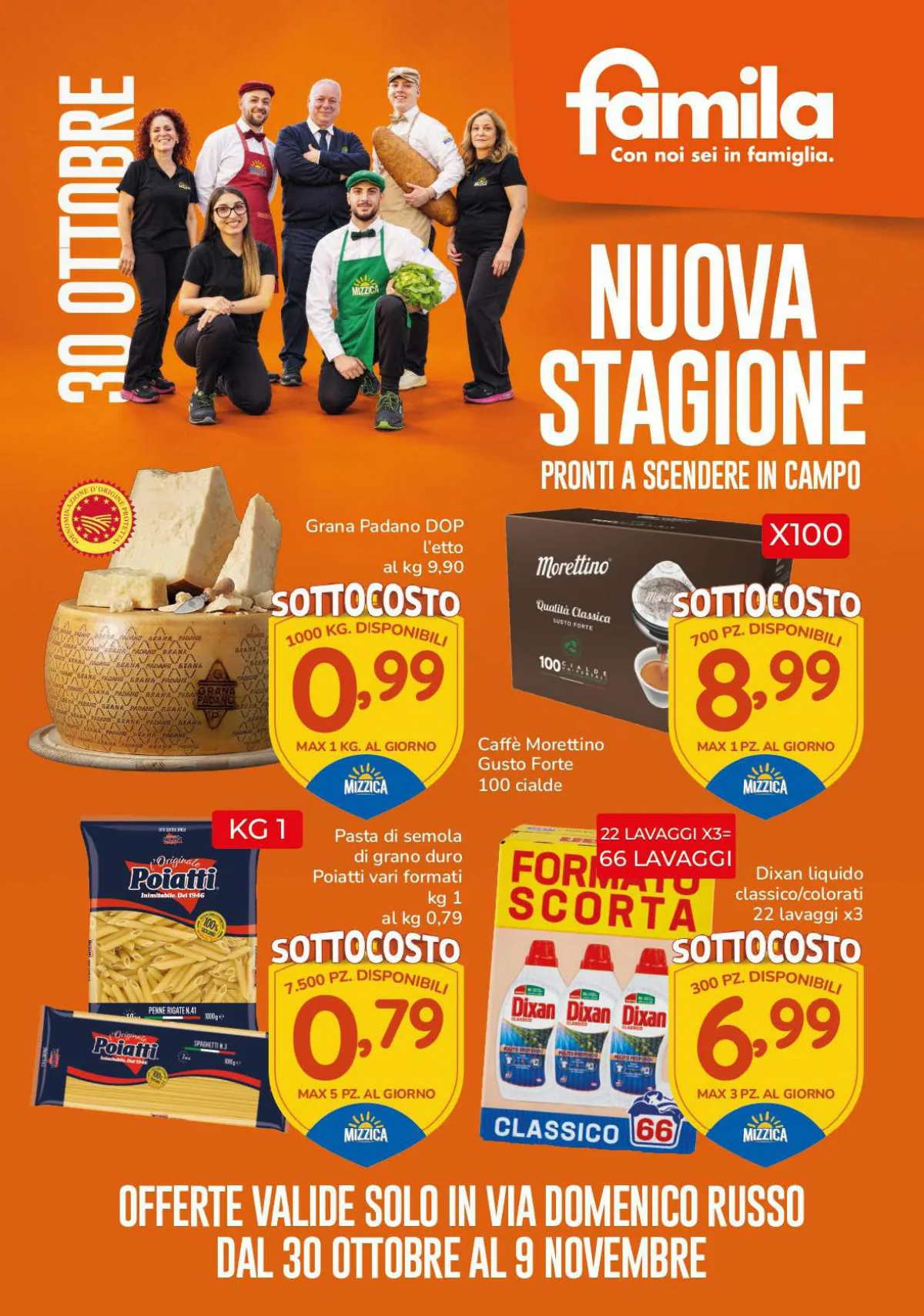 Copertina volantino famila
