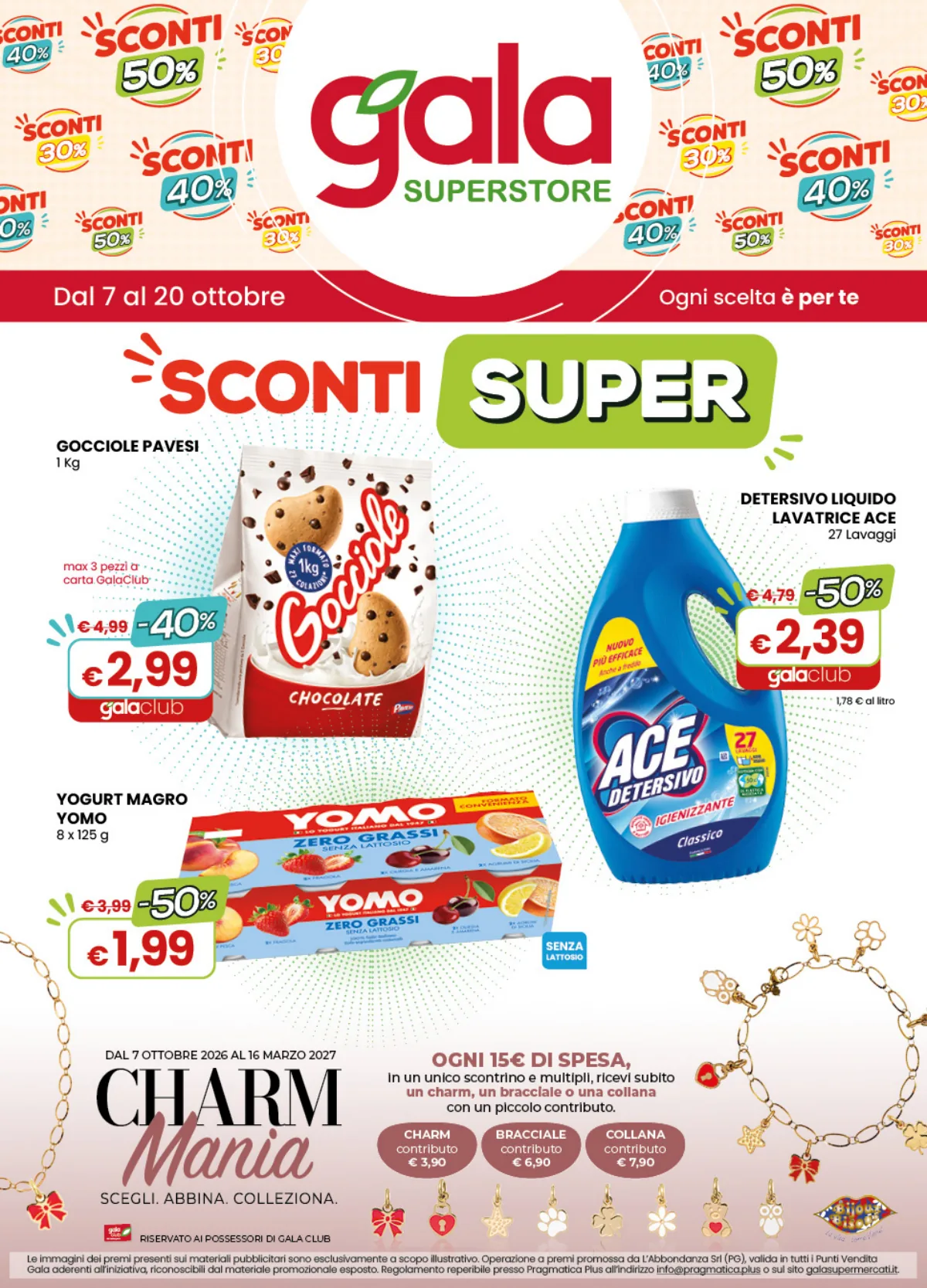 Copertina volantino Gala Supermercati