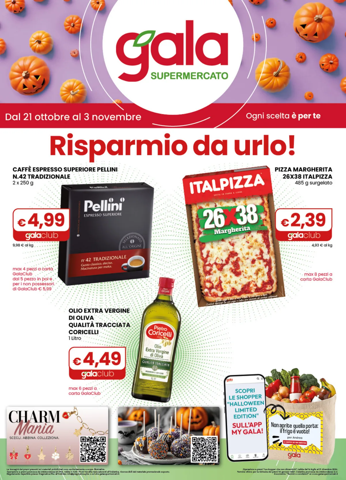 Copertina volantino Gala Supermercati