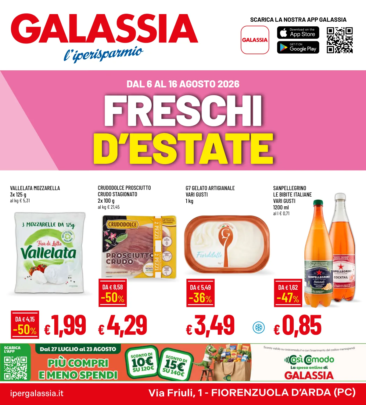 Volantino Galassia
