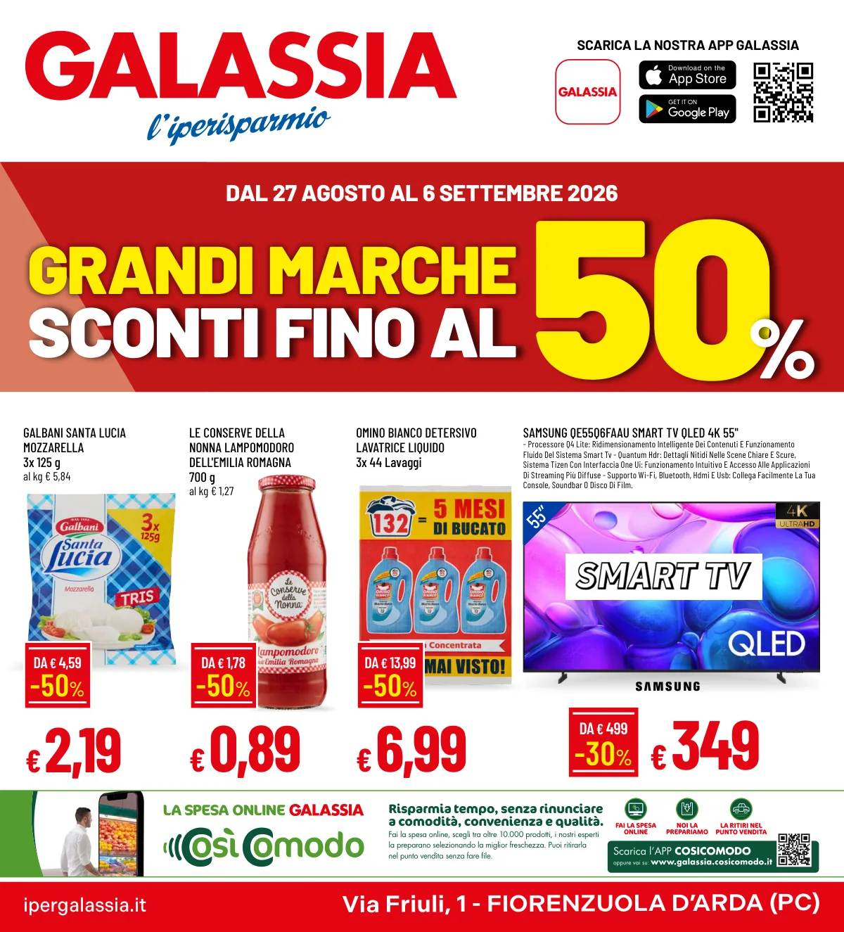 Volantino Galassia