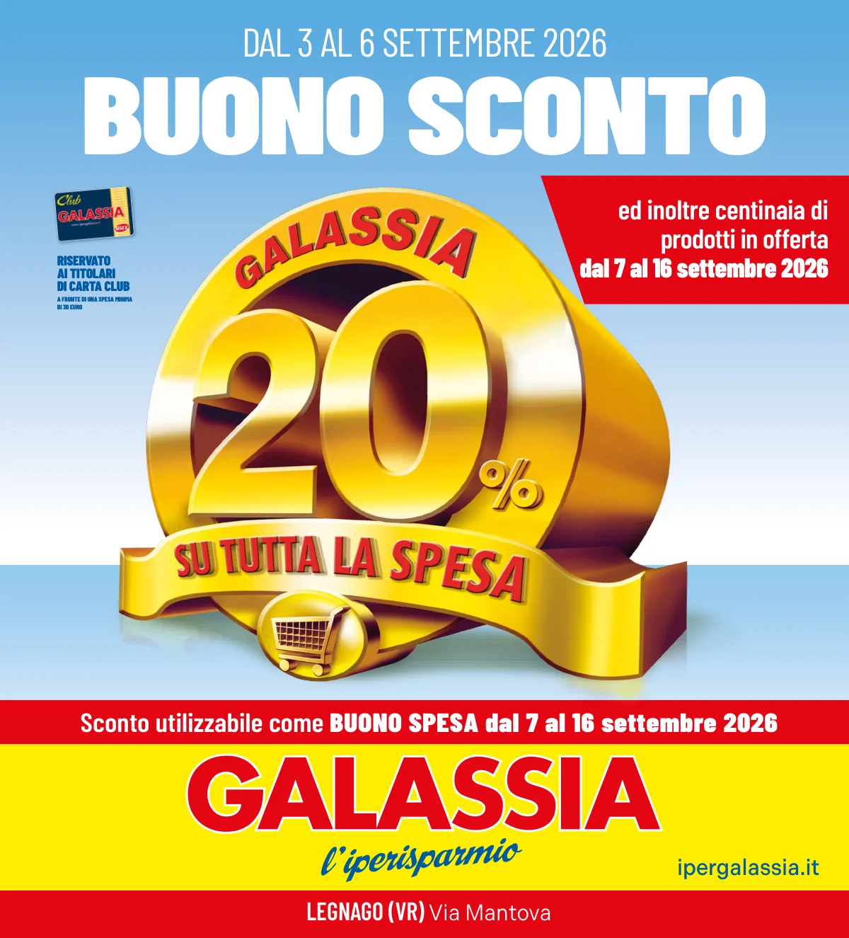 Volantino Galassia