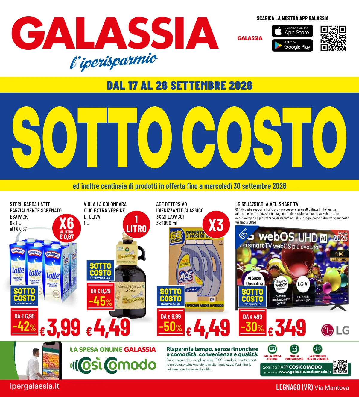 Volantino Galassia