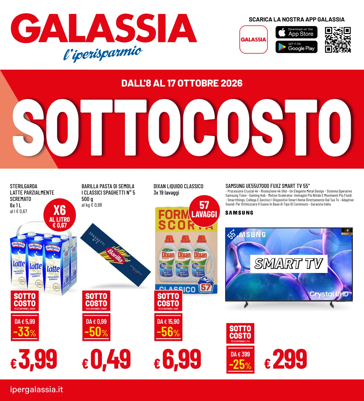 Copertina volantino Galassia