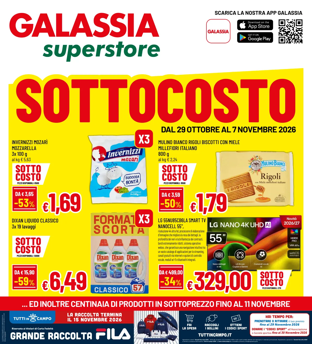Copertina volantino Galassia