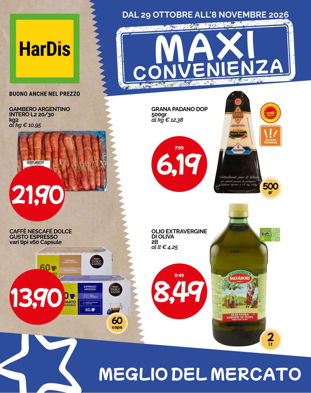 Copertina volantino Hardis