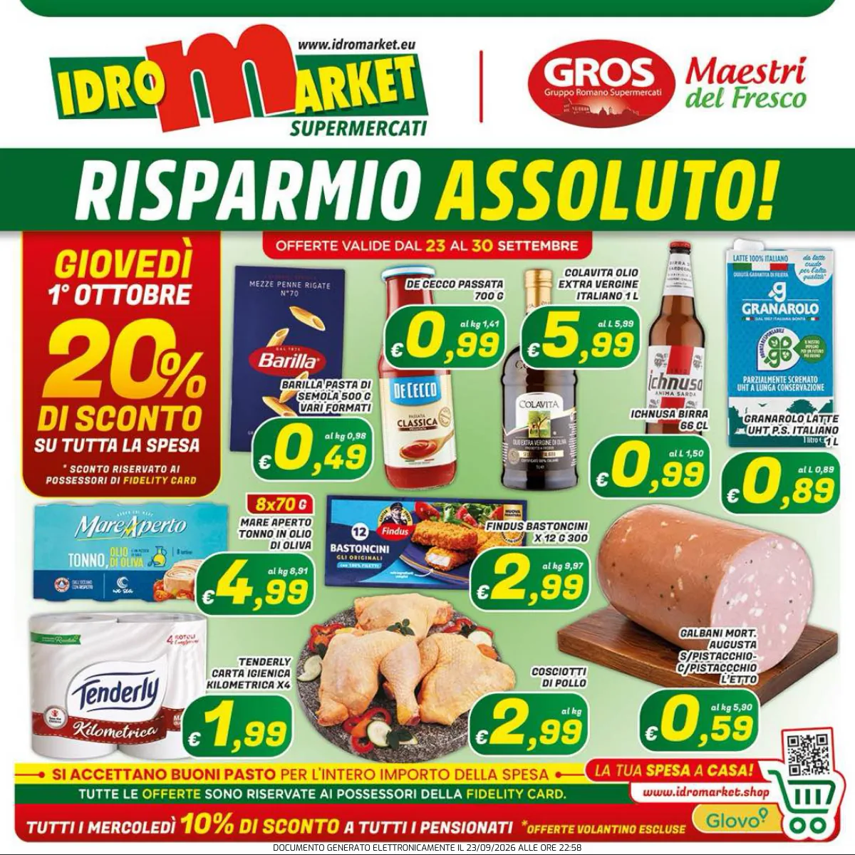 Volantino idromarket