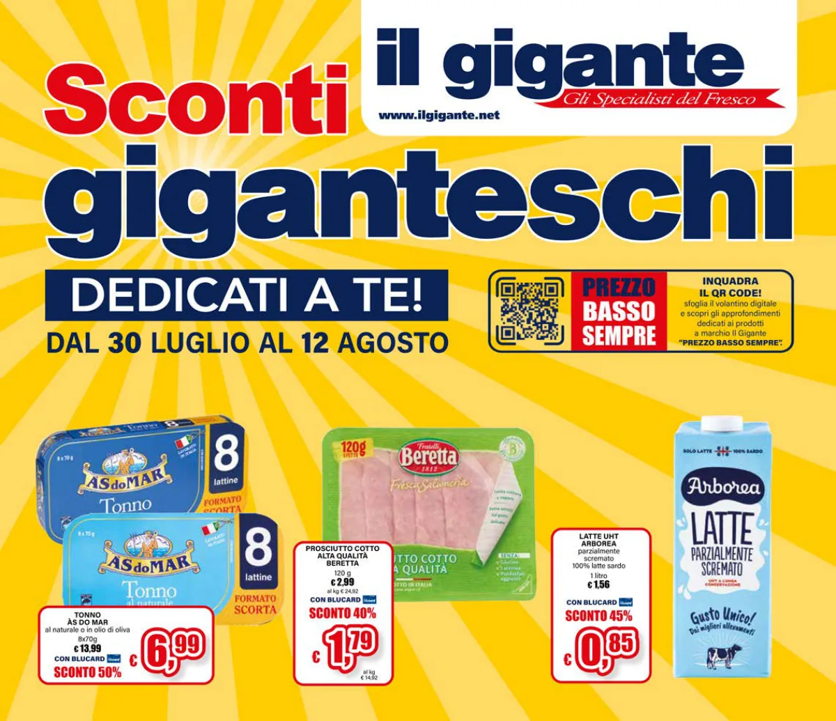 Volantino Il Gigante offerte Bergamo