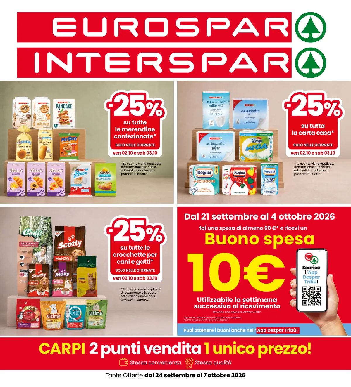 Volantino interspar