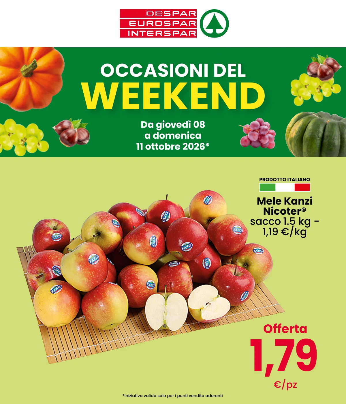 Copertina volantino interspar