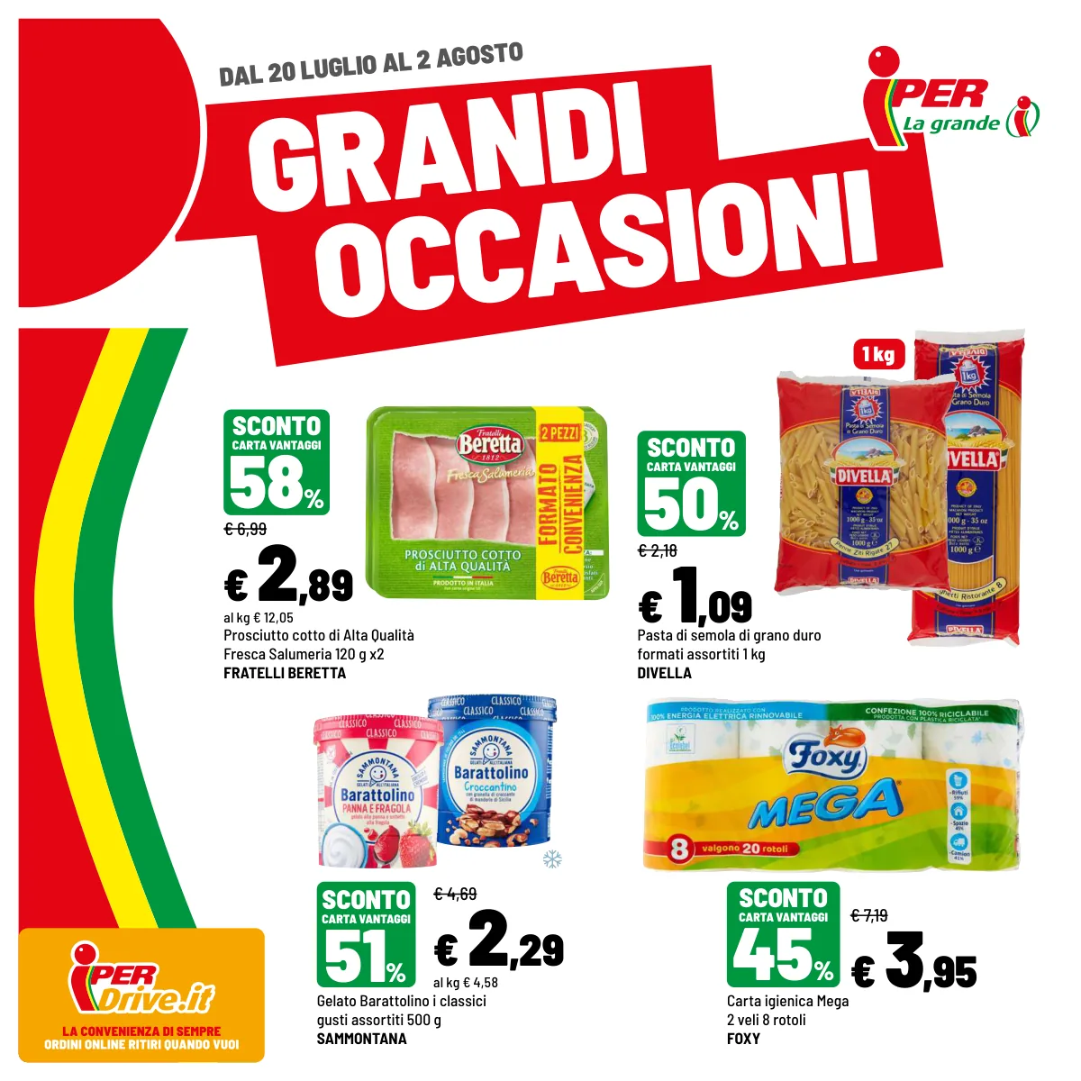 Volantino iper la grande i a Savignano sul Rubicone