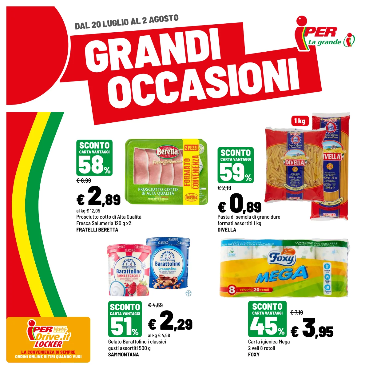 Volantino iper la grande i a Lonato del Garda