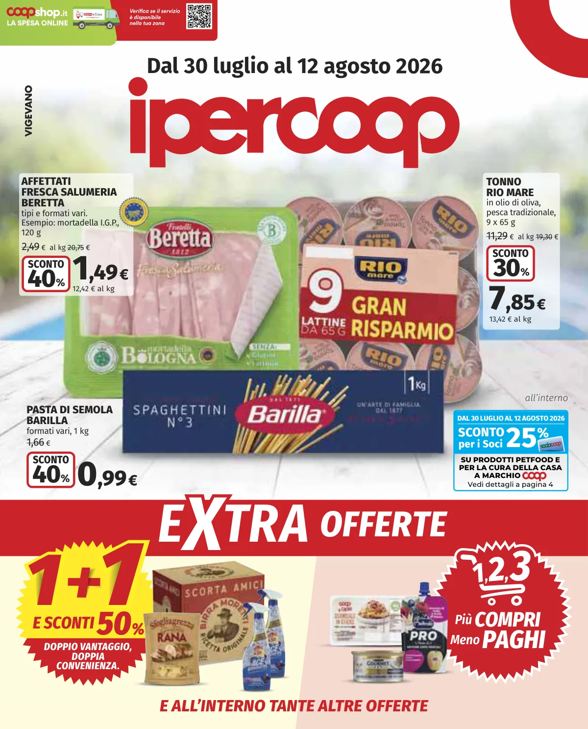 Volantino ipercoop a VIGEVANO