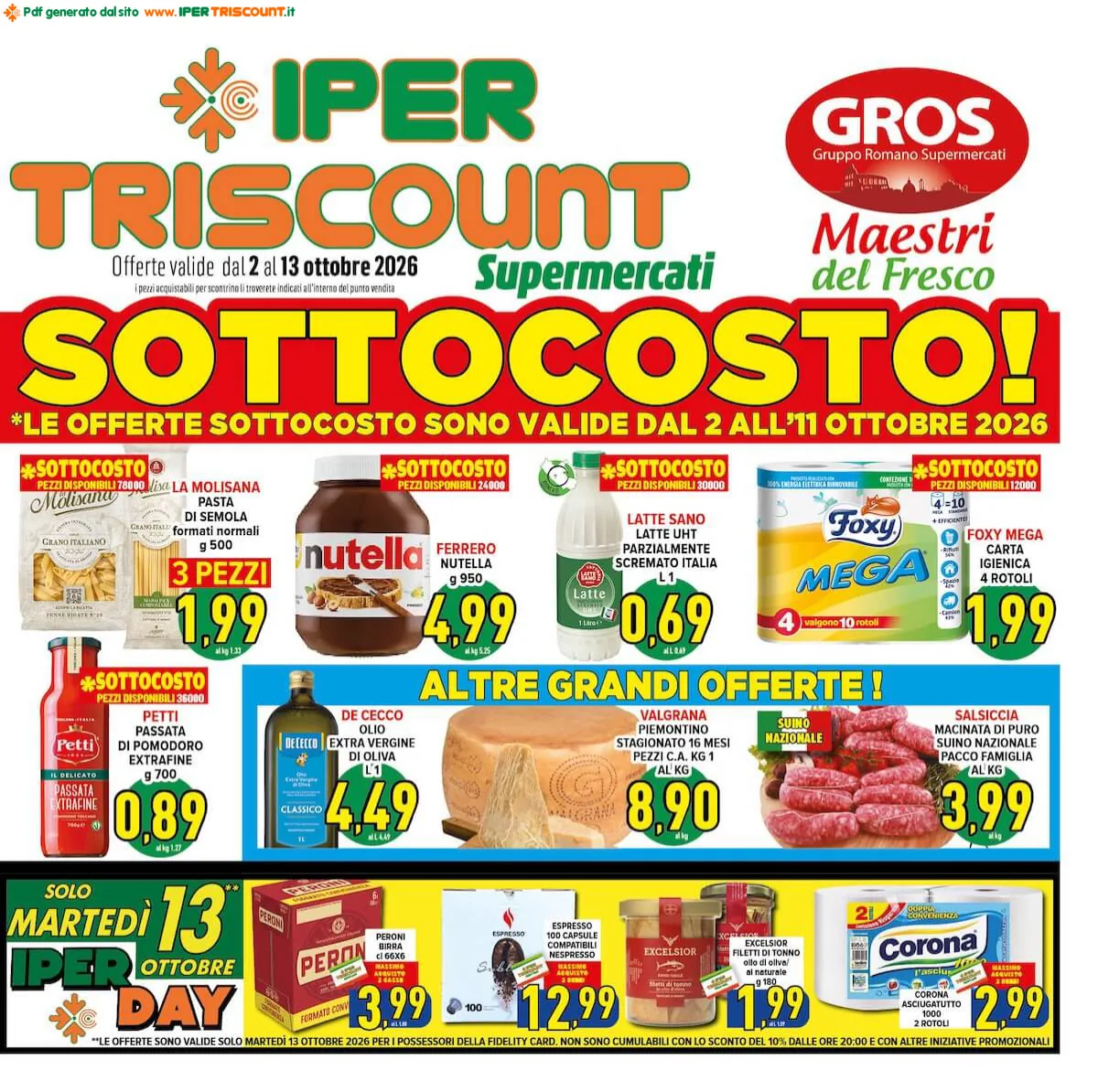 Volantino Ipertriscount
