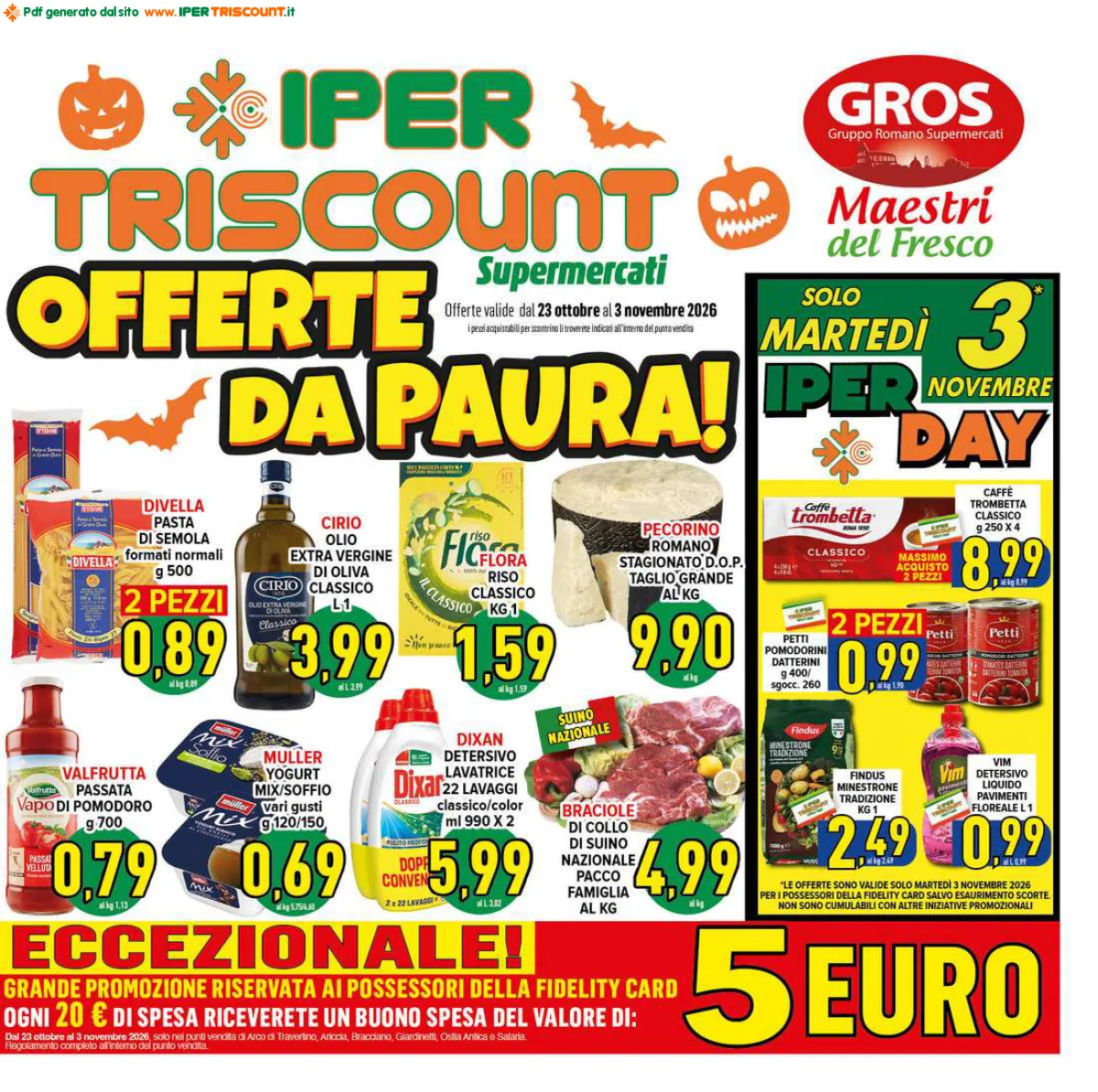 Volantino Ipertriscount