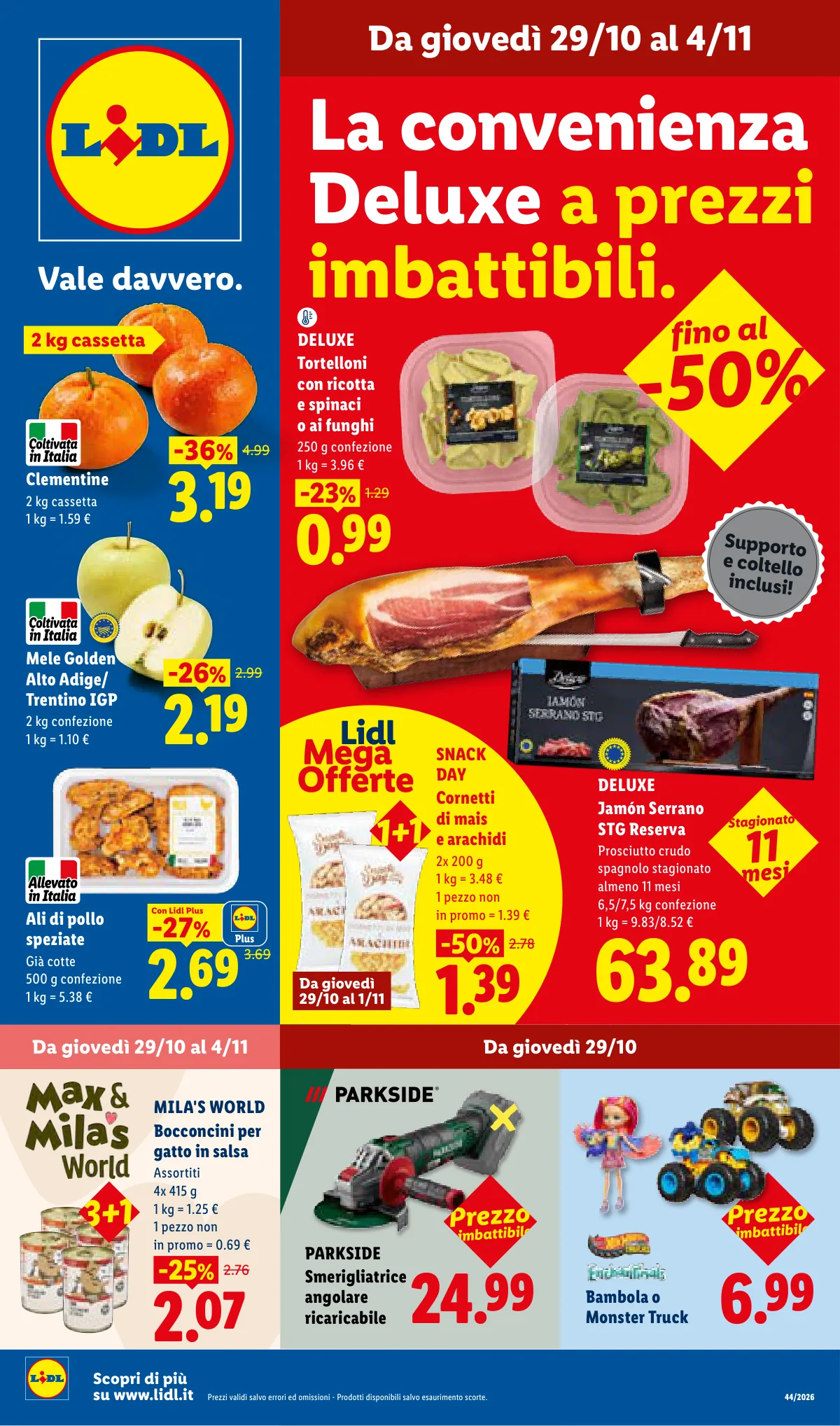 Copertina volantino lidl