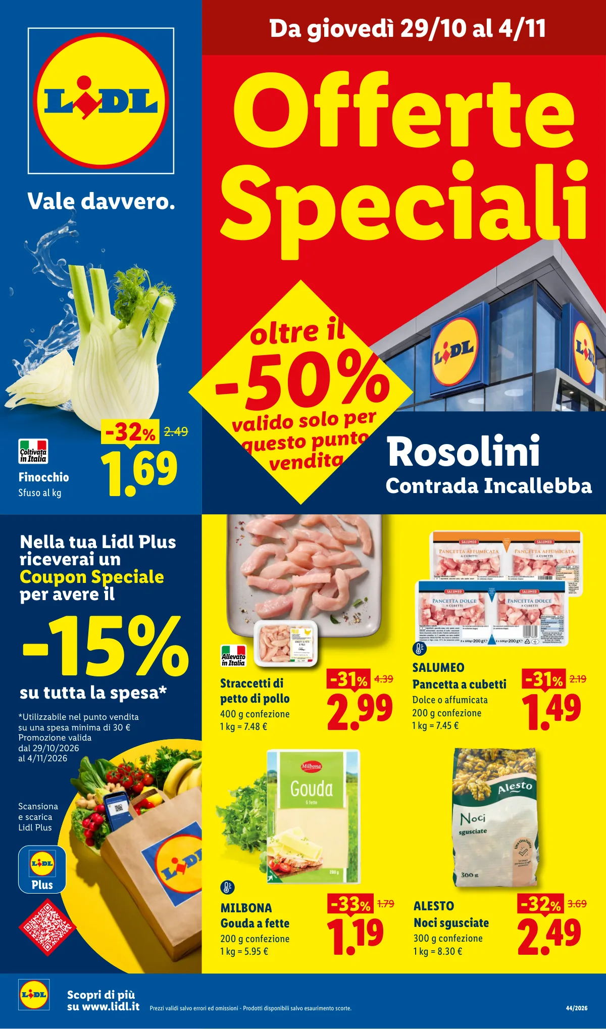 Copertina volantino lidl