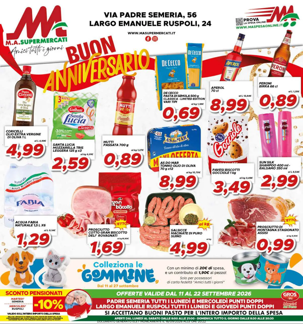 Volantino M.A. Supermercati