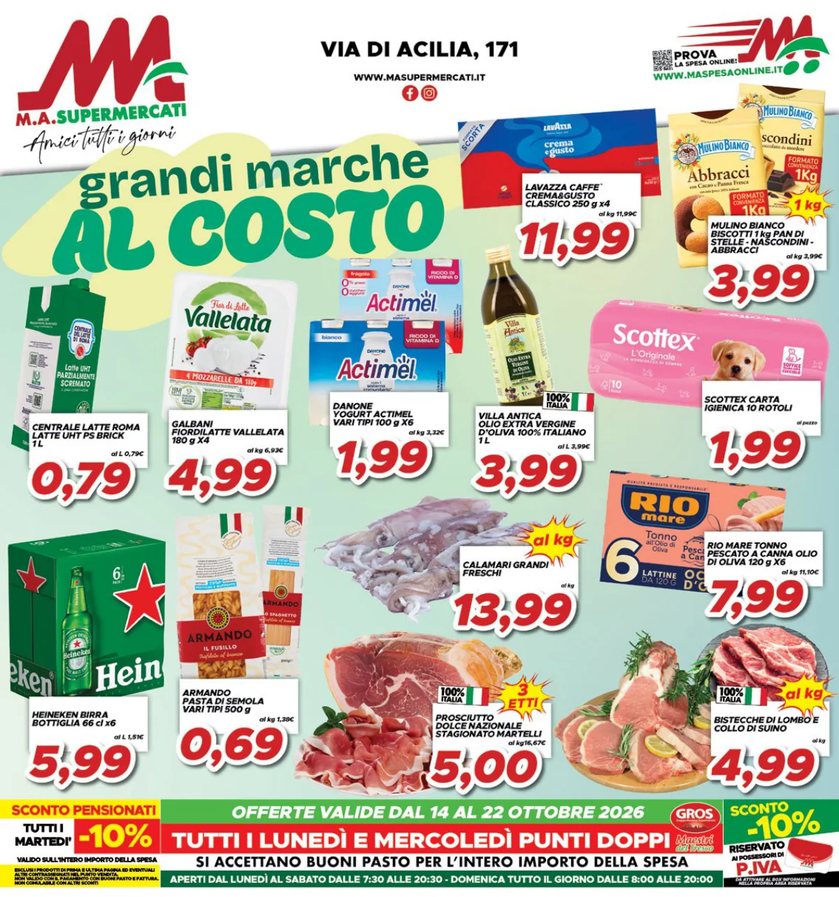 Copertina volantino M.A. Supermercati