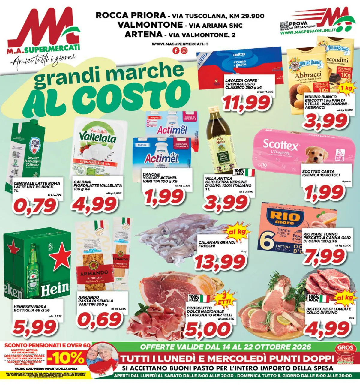 Copertina volantino M.A. Supermercati