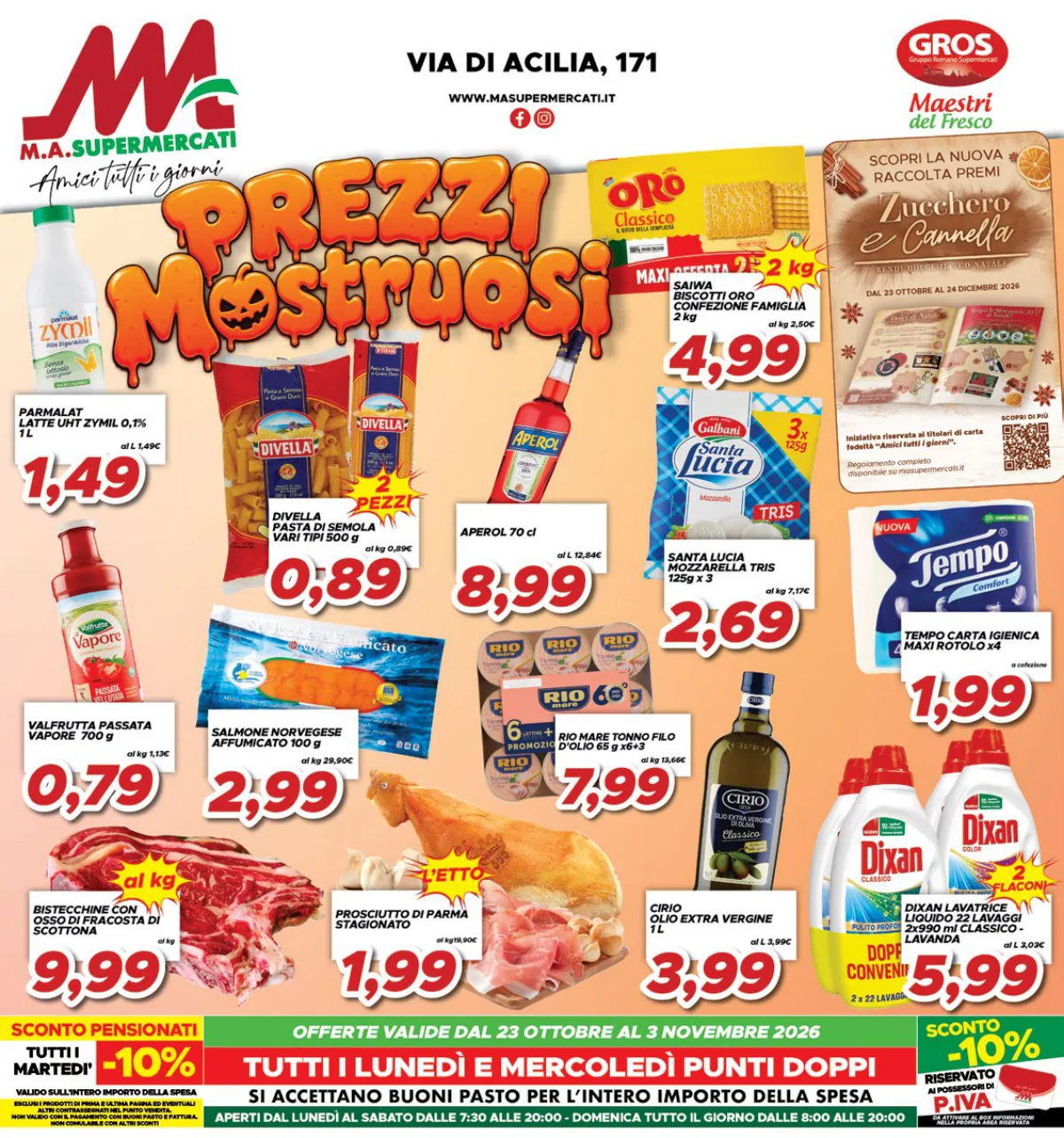Copertina volantino M.A. Supermercati