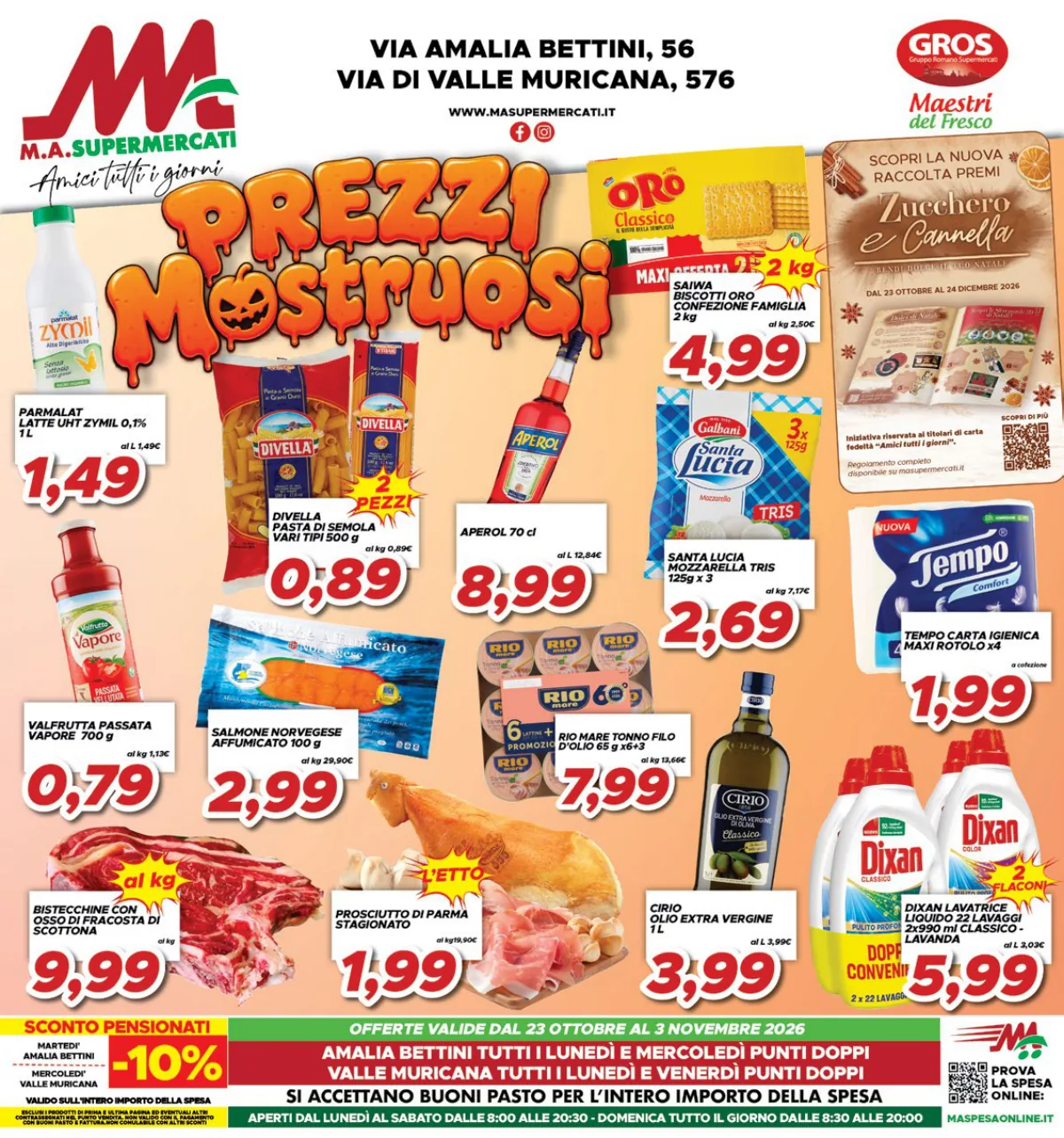 Copertina volantino M.A. Supermercati