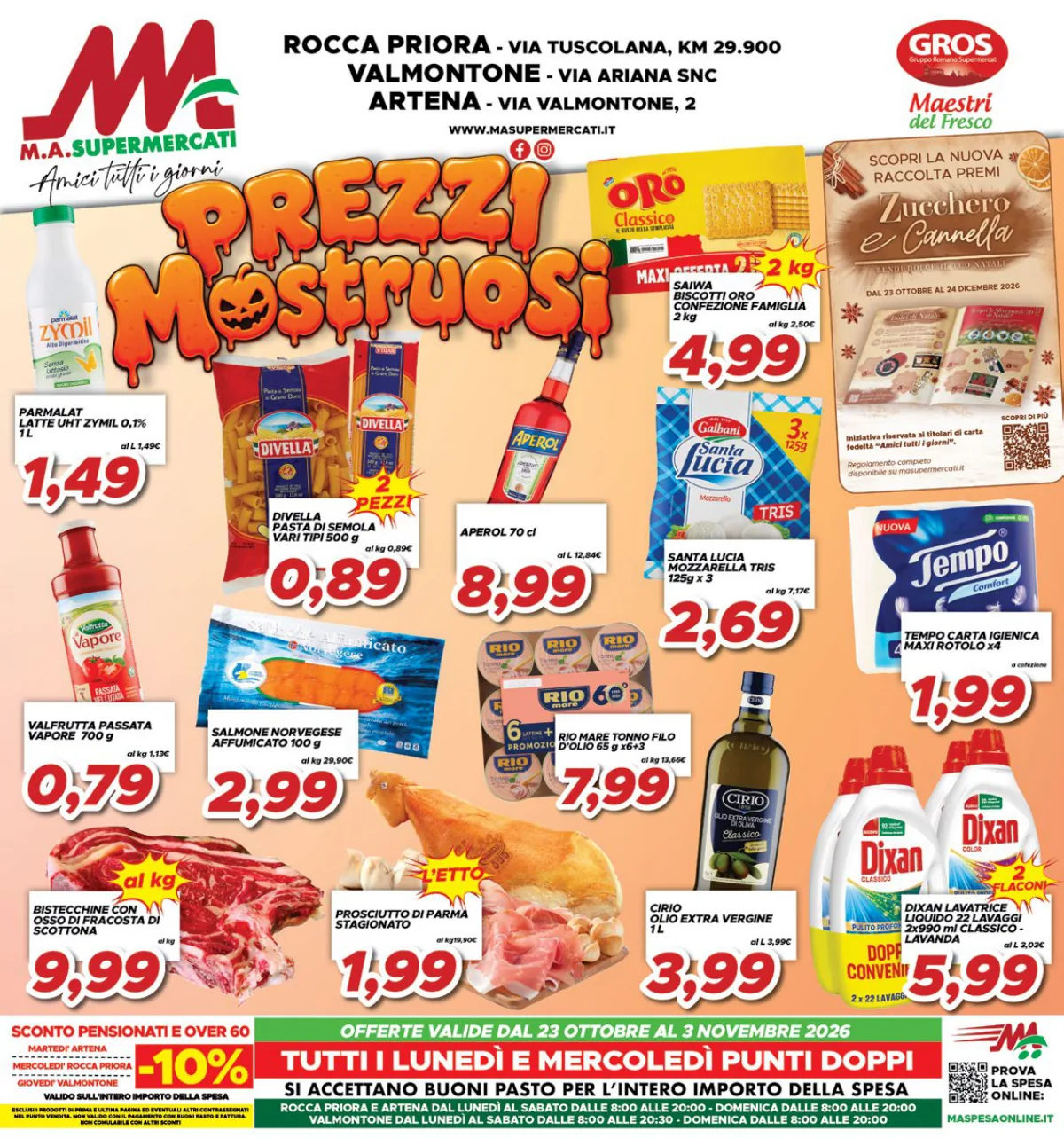 Copertina volantino M.A. Supermercati