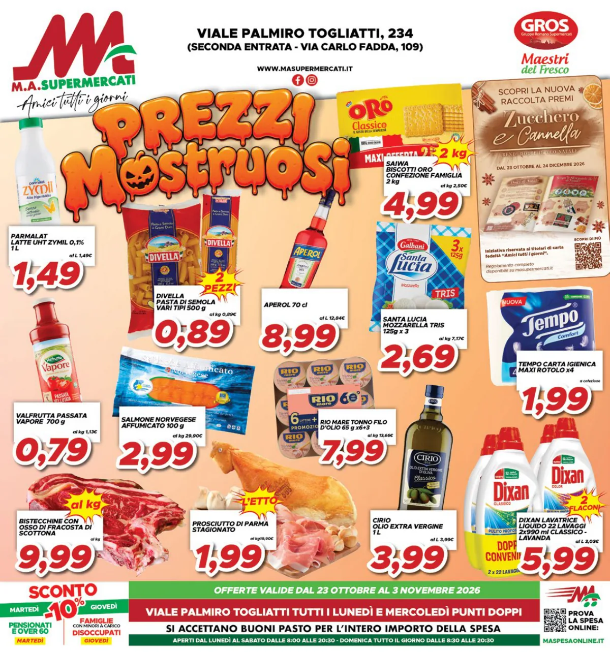 Copertina volantino M.A. Supermercati
