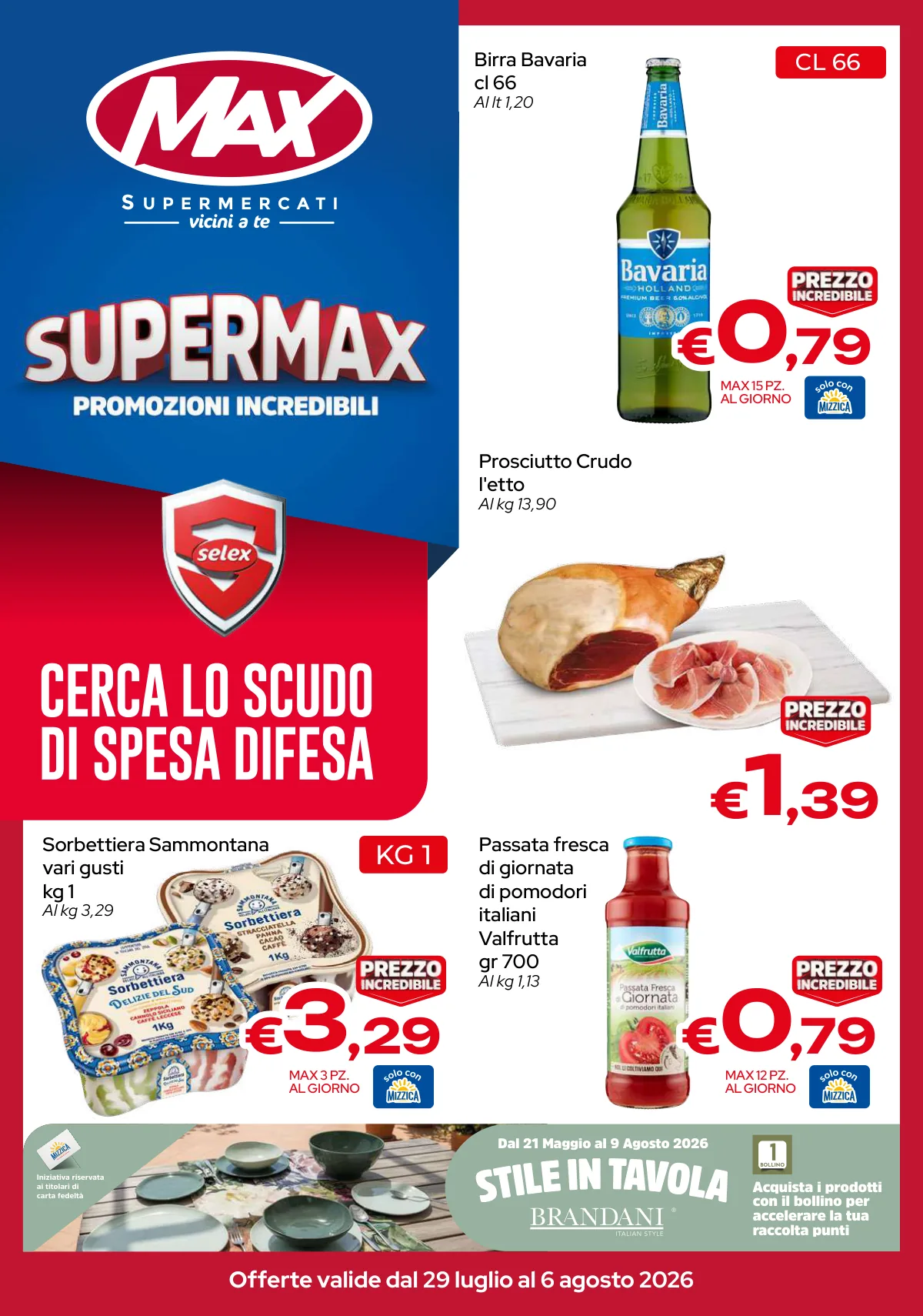 Volantino MAX-SUPERMERCATI offerte Agrigento