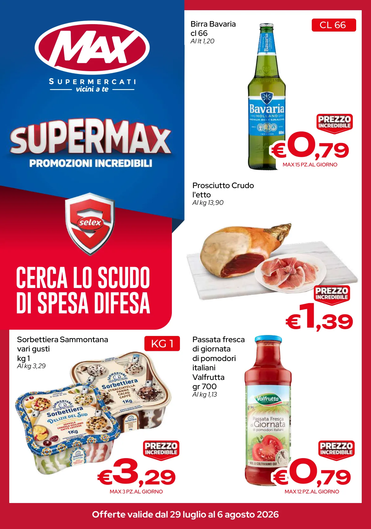 Volantino MAX-SUPERMERCATI offerte Racalmuto