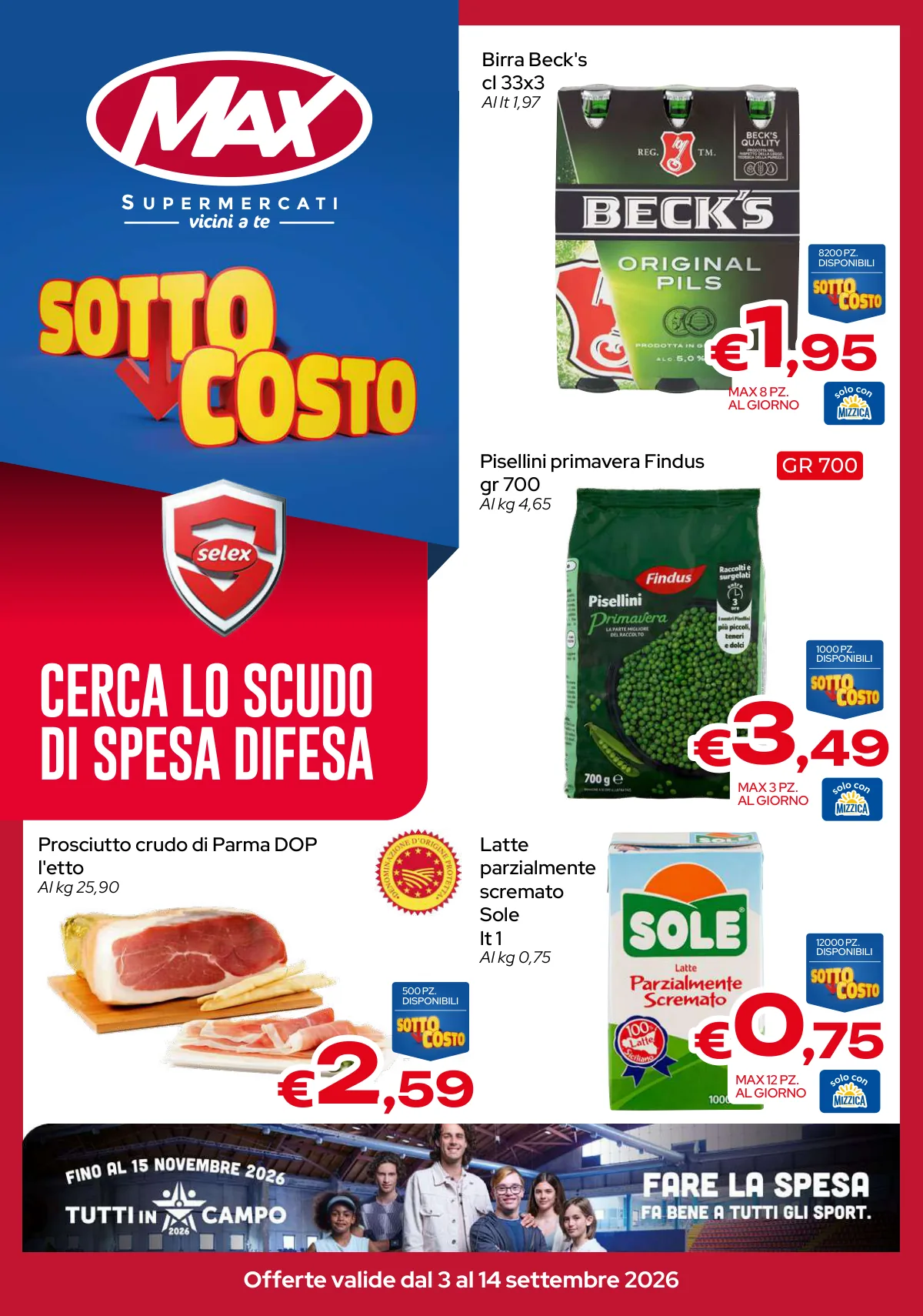 Volantino MAX-SUPERMERCATI
