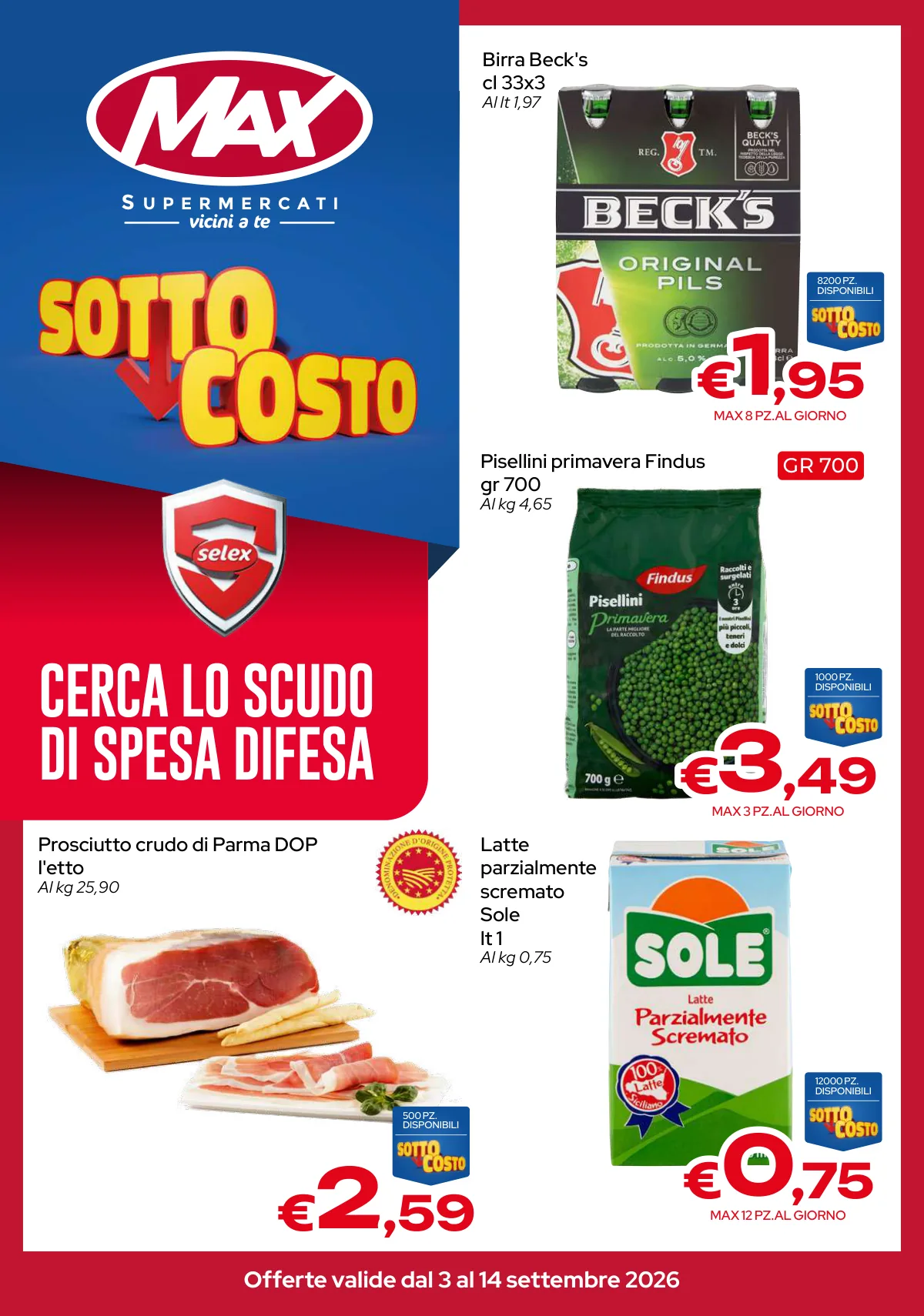 Volantino MAX-SUPERMERCATI