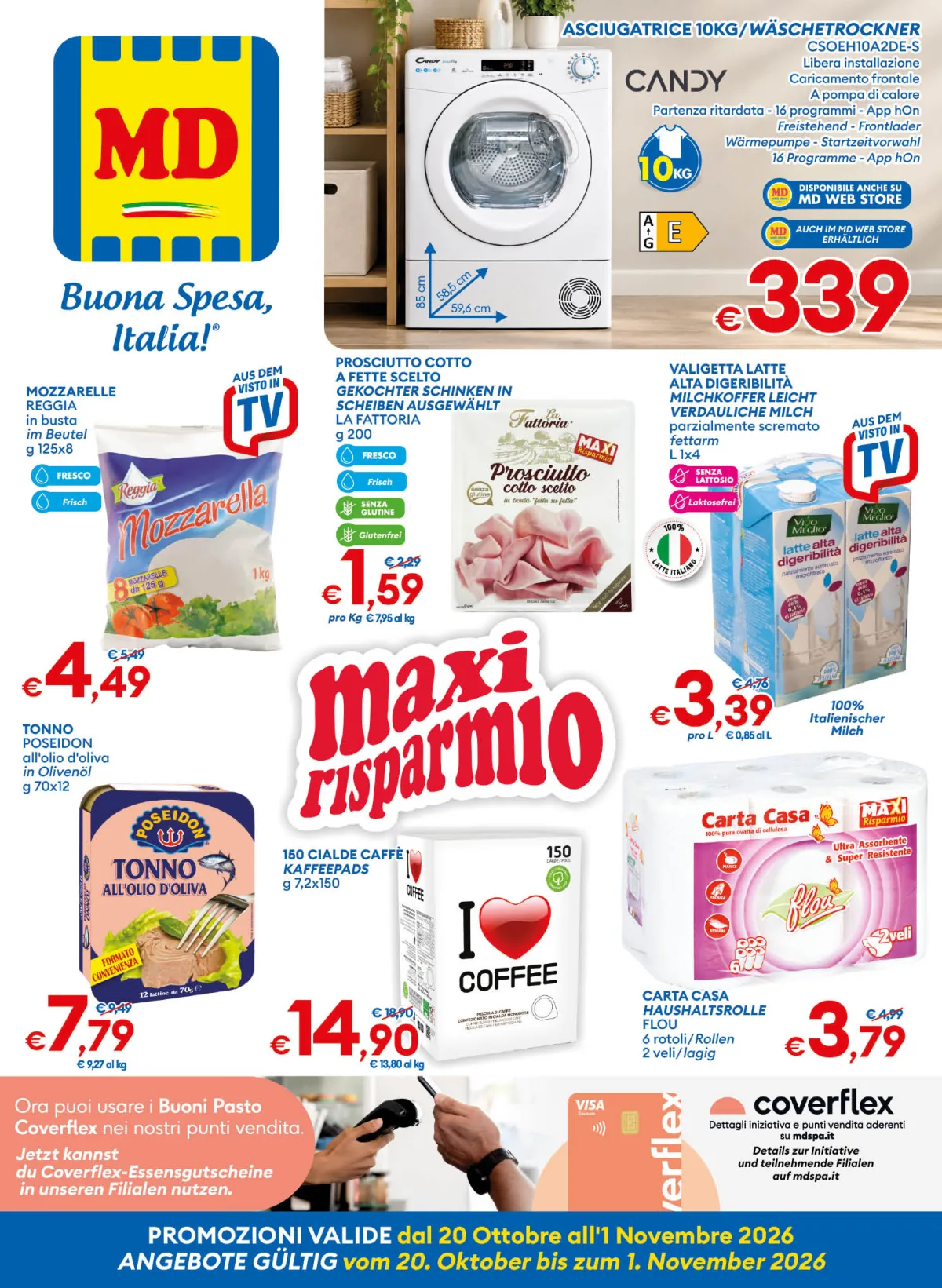 Copertina volantino MD