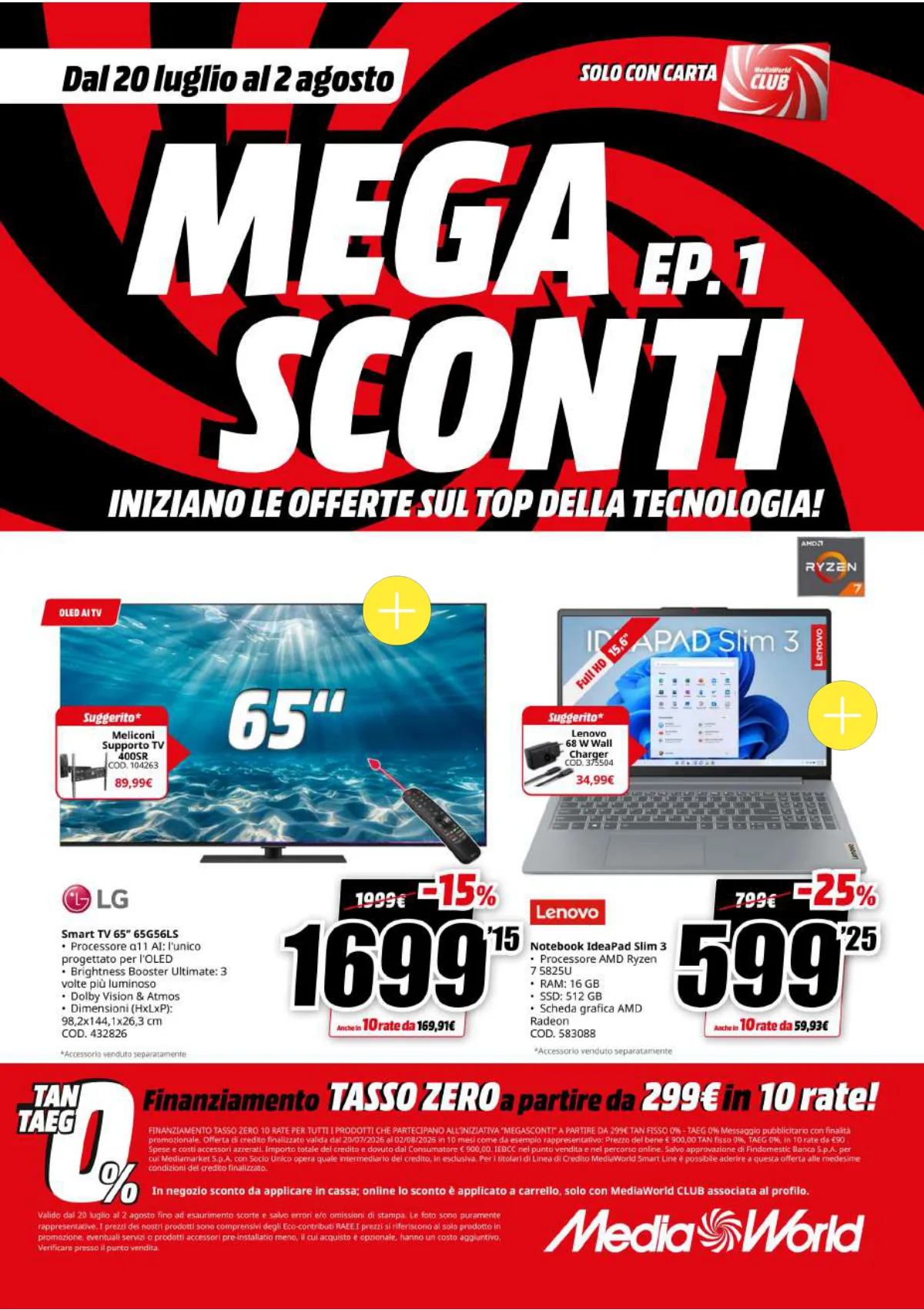 Volantino Mediaworld offerte Orio Al Serio