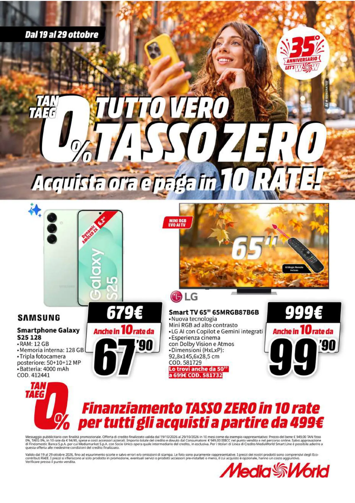 Copertina volantino mediaworld