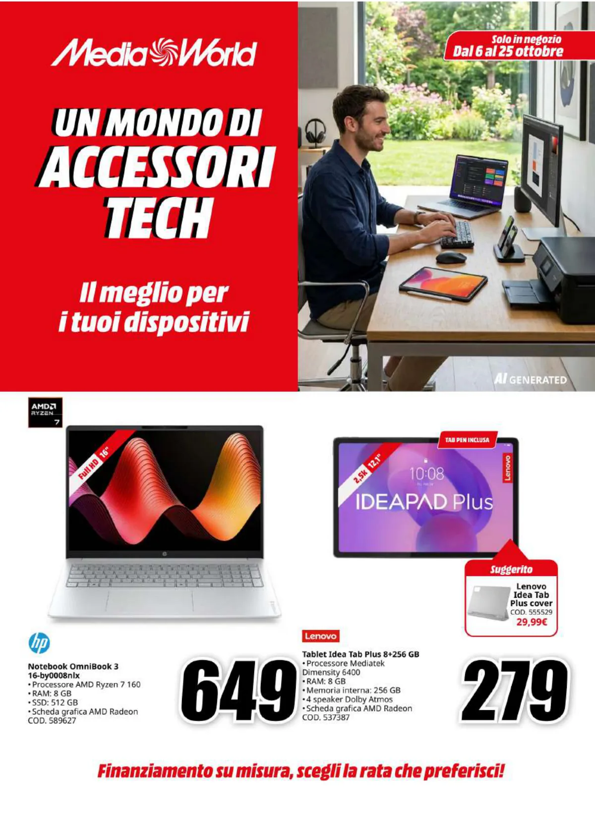 Copertina volantino mediaworld