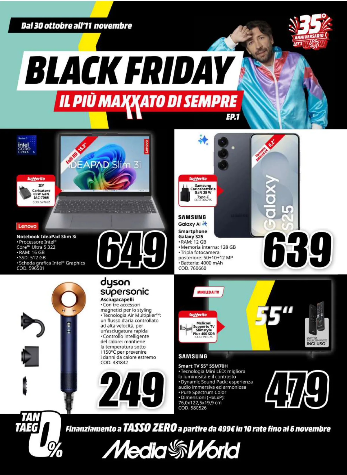 Copertina volantino mediaworld