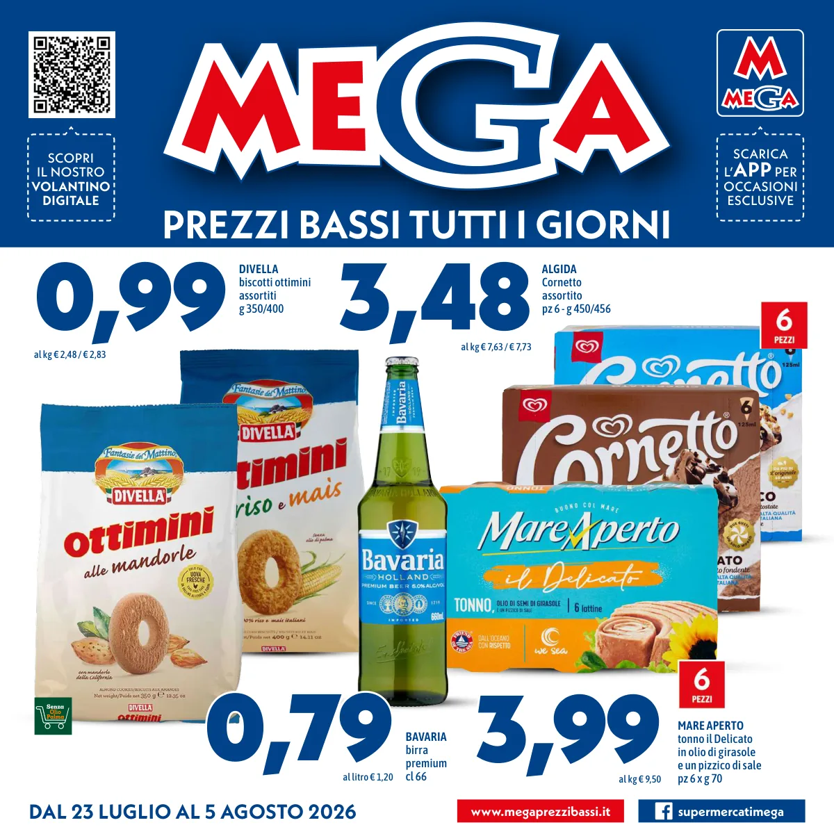 Volantino Supermercati Mega a DUEVILLE