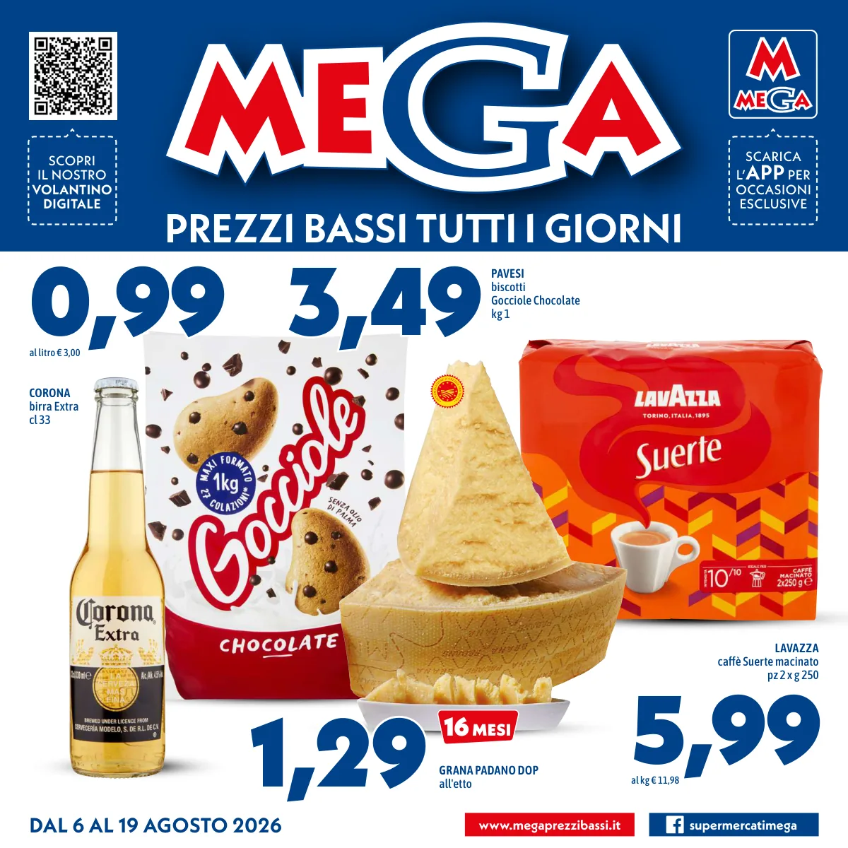 Volantino Supermercati Mega a FONTE