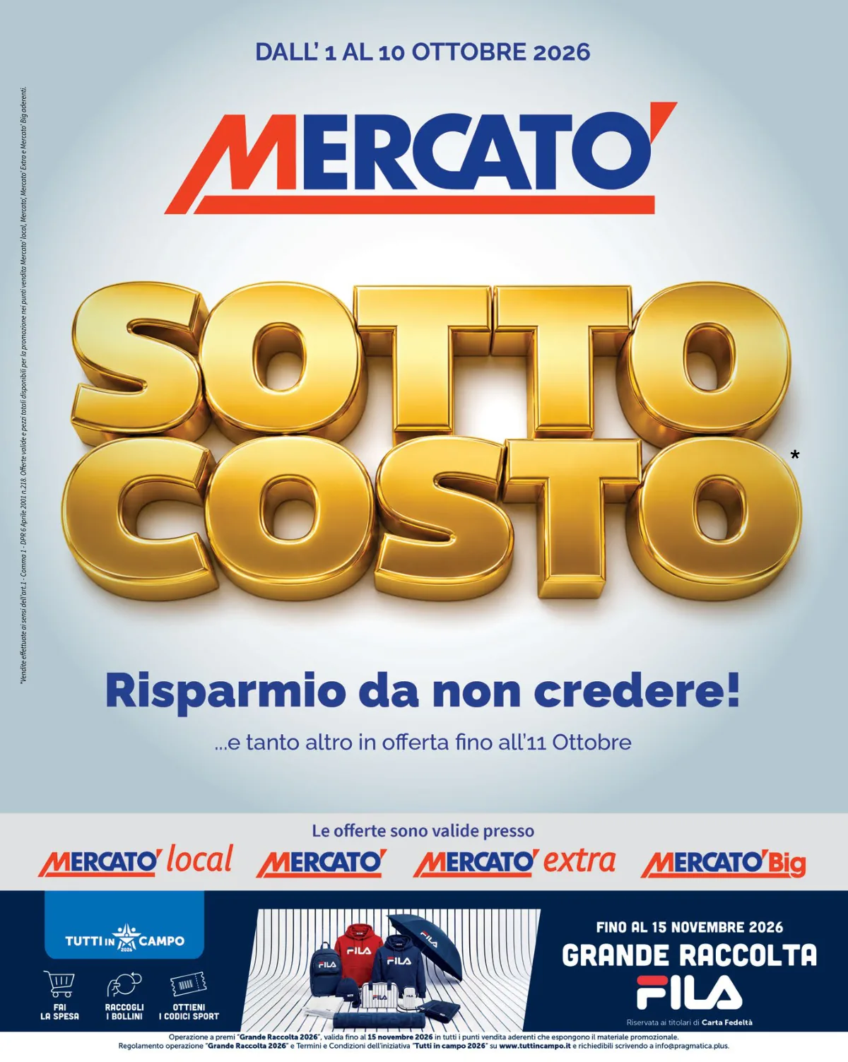 Volantino Mercatò Local