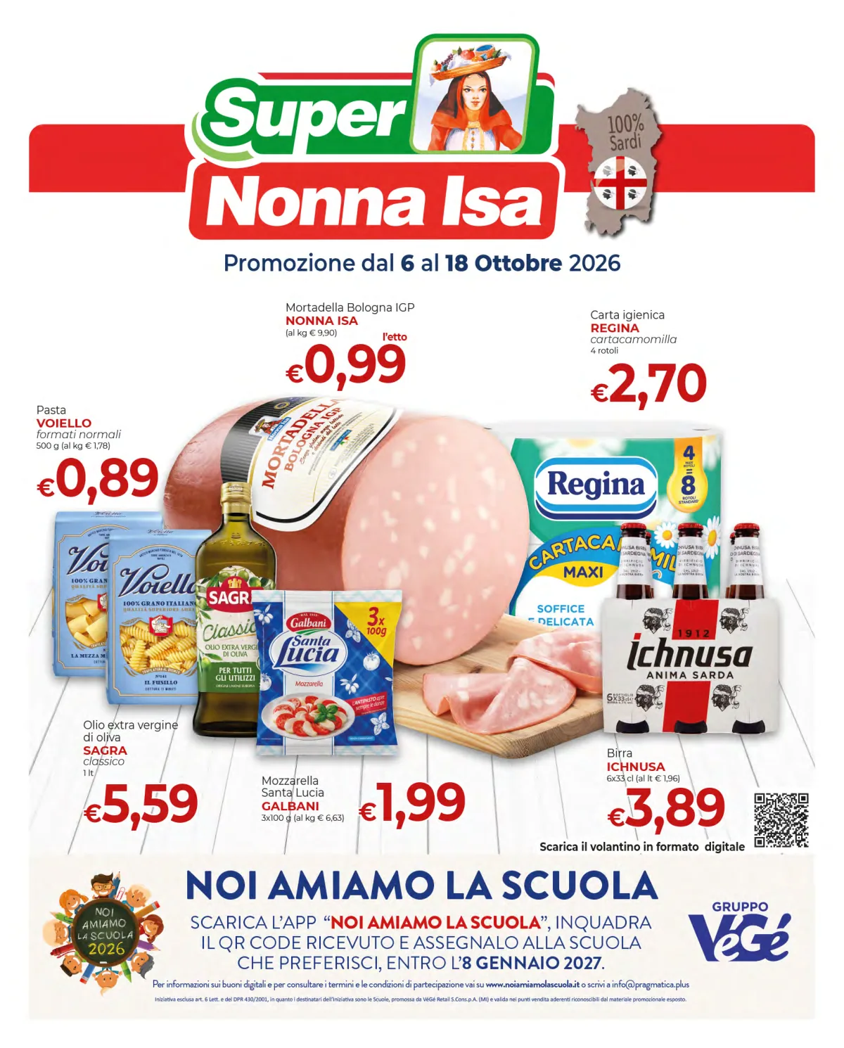 Copertina volantino Nonna Isa