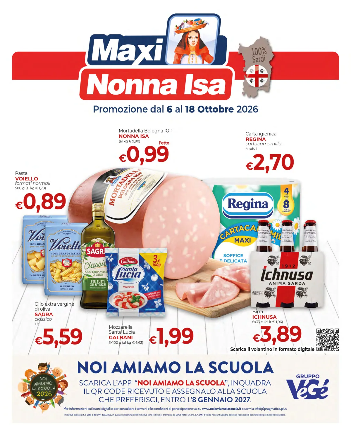 Copertina volantino Nonna Isa