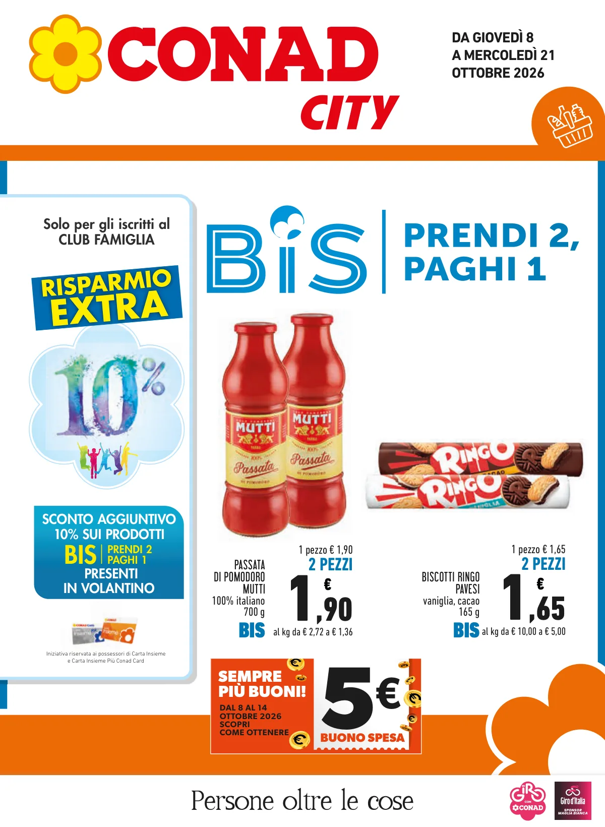 Copertina volantino Conad City
