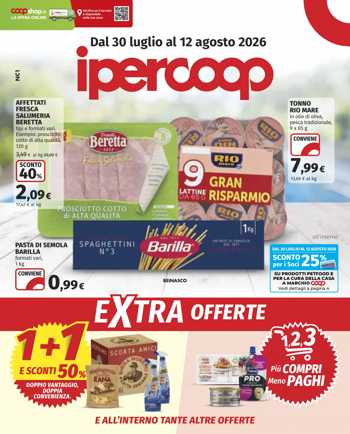 Volantino ipercoop a BEINASCO