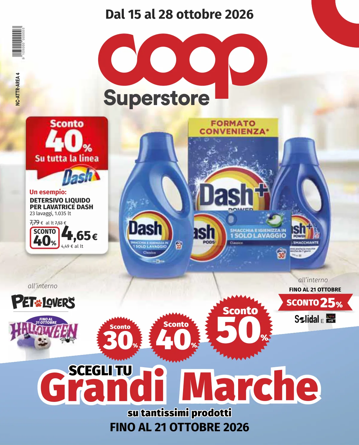 Copertina volantino coop