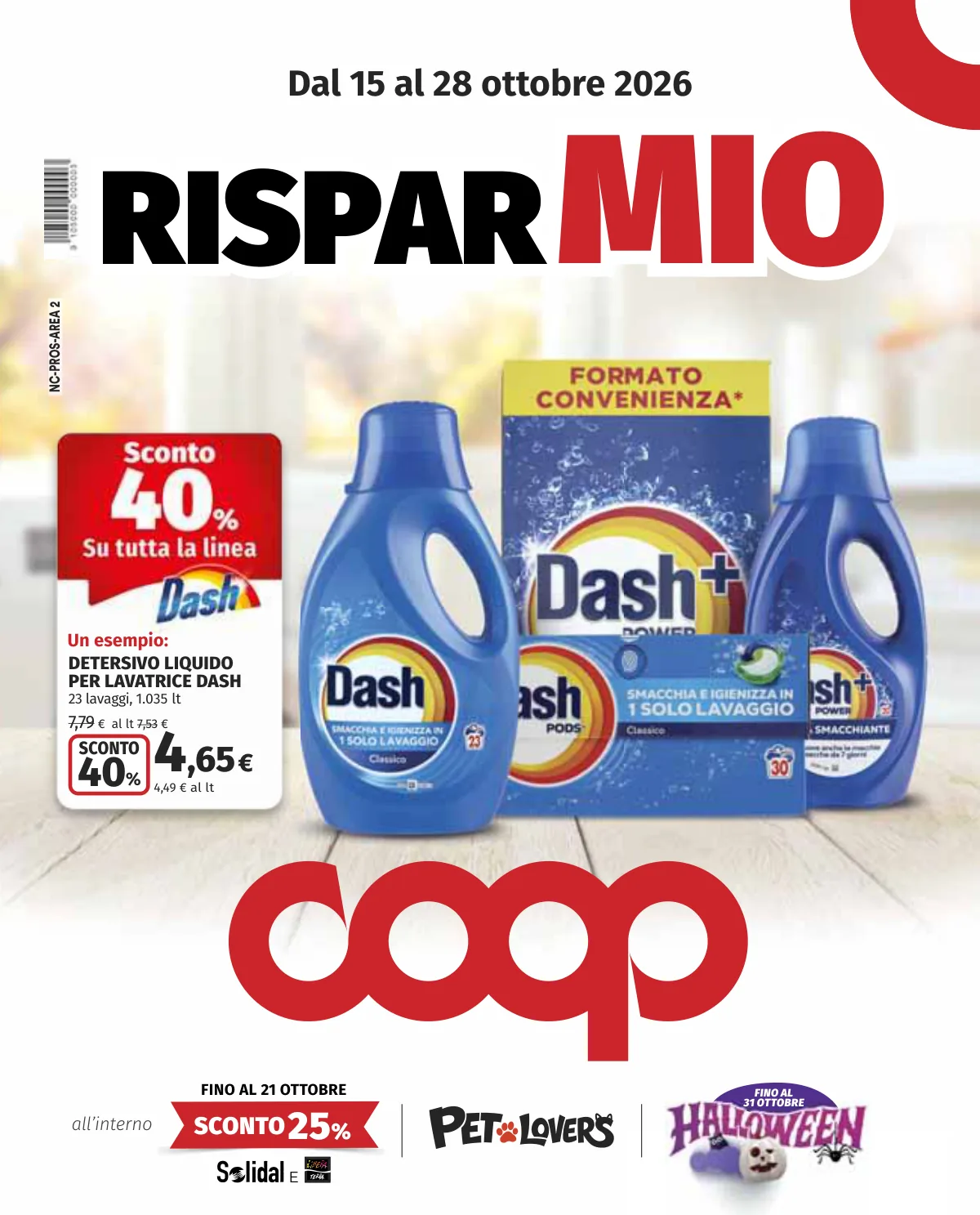 Copertina volantino coop