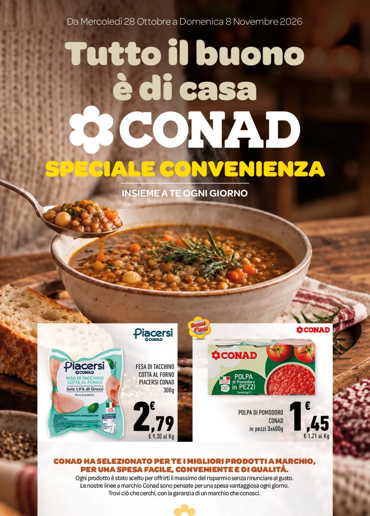 Copertina volantino Conad Superstore