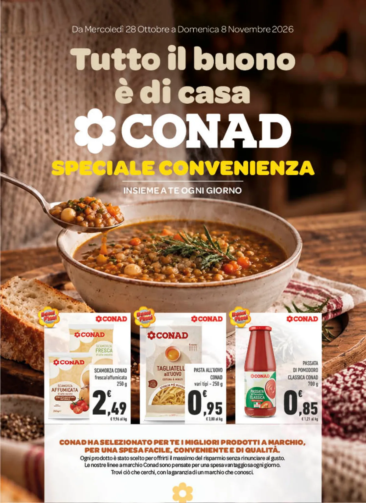 Copertina volantino Conad Superstore