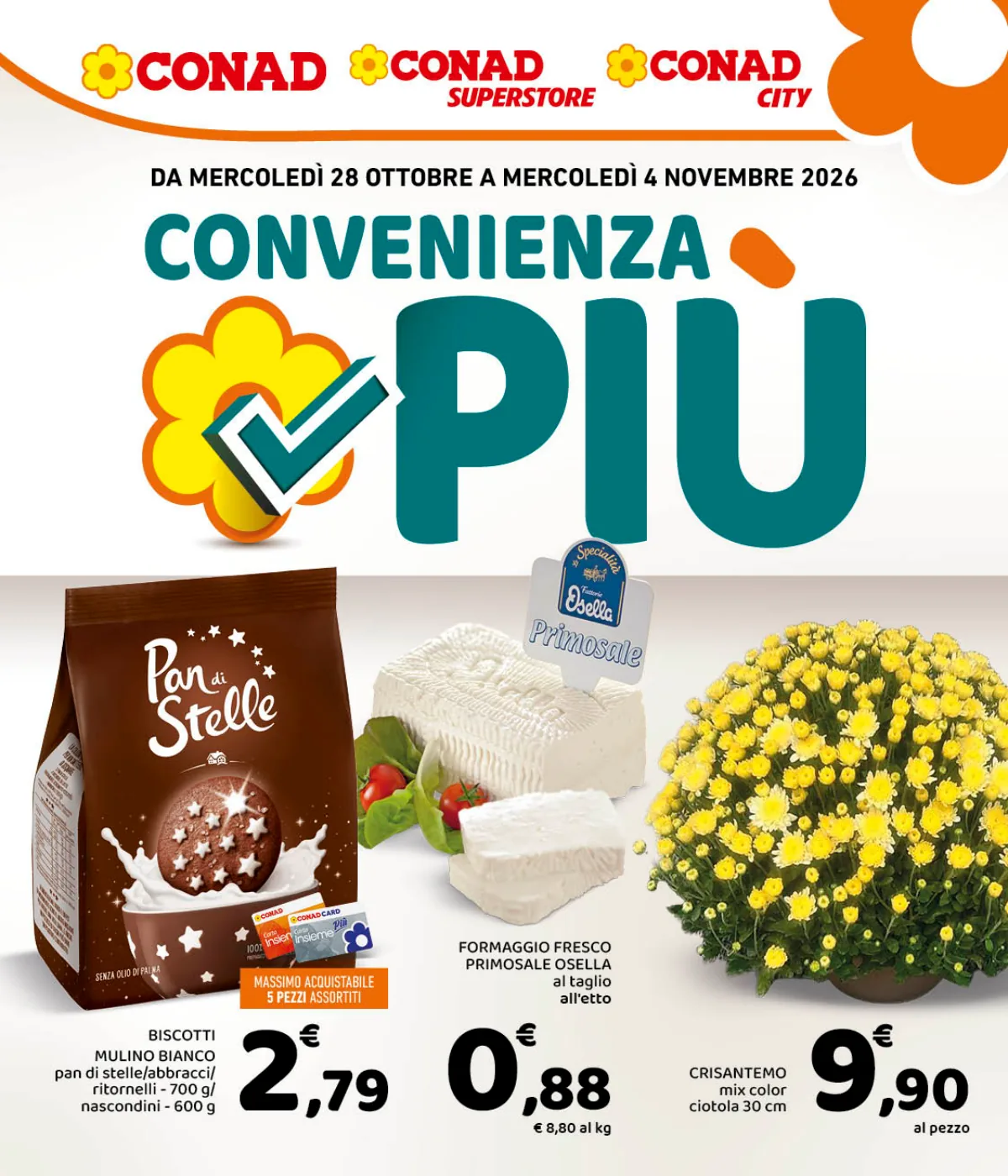Copertina volantino Conad City