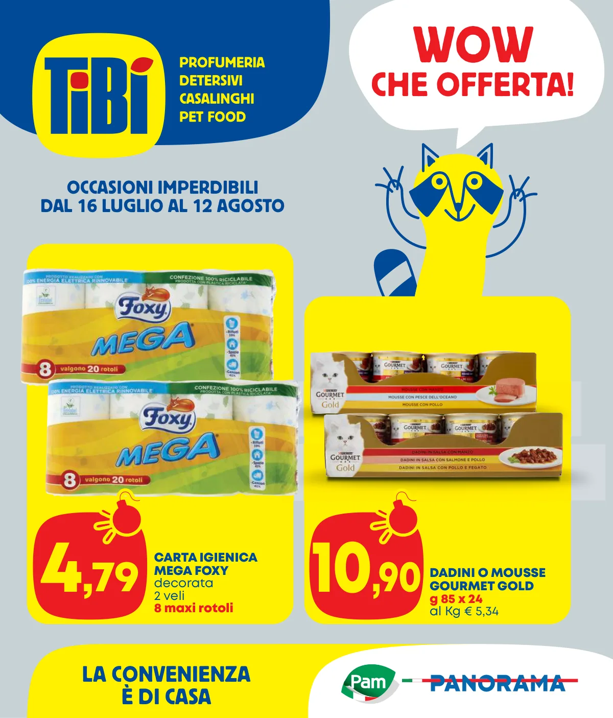 Volantino pam